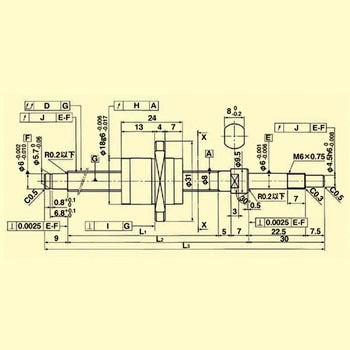 標準リード精密ボールねじ(軸端・完成品) THK
