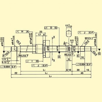 標準リード精密ボールねじ(軸端・完成品) THK