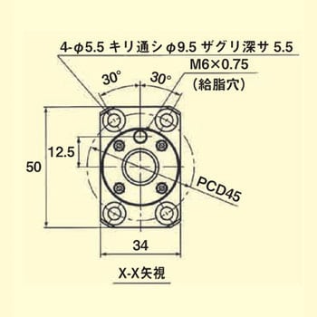 標準リード精密ボールねじ(軸端・完成品)