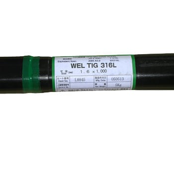 WEL TIG316L ステンレス用TIG溶接棒 1箱(5kg) 日本ウェルディング