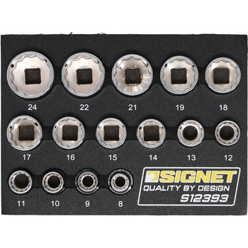 12角ソケットセット (DESIGNトレー付) SIGNET(シグネット)