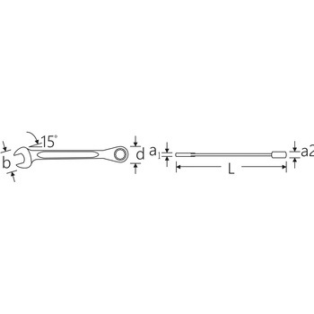ラチェットコンビレンチ フラット STAHLWILLE(スタビレー)