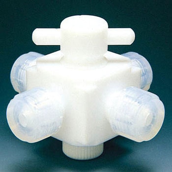 PTFE 四方バルブ接続タイプ 6Φ フロンケミカル