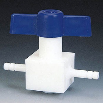 PTFE 二方ストップコック フロンケミカル