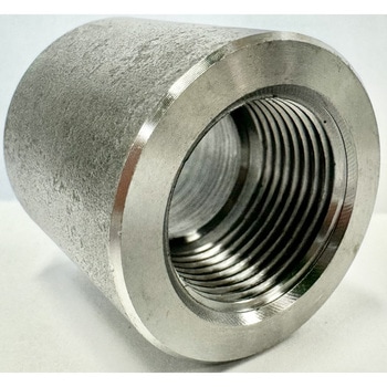 鍛鋼製ねじ込み式管継手 No.116 ハーフカップリング 藤井高圧