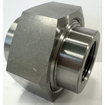 鍛鋼製ねじ込み式管継手 No.108 ユニオン (ガスケット式) 藤井高圧