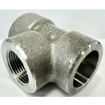 鍛鋼製差込×ねじ込み式管継手 No.153 ティー 藤井高圧
