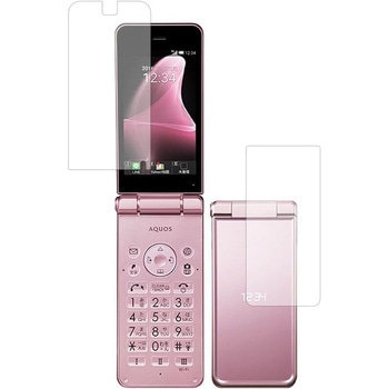液晶保護フィルム AQUOS ケータイ2 601SH 602SH メイン用・サブ用 / Sharp ブルーライトカット(反射防止) メディアカバーマーケット