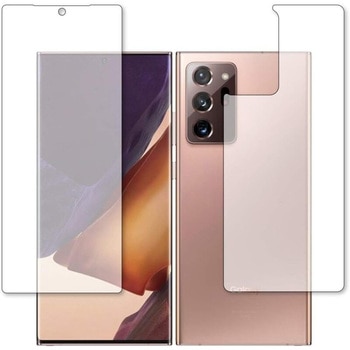 液晶保護フィルム Galaxy Note20 Ultra 5G 両面セット / Samsung 高硬度9H ブルーライトカット メディアフューチャー