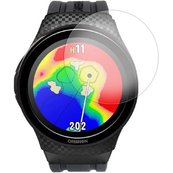 液晶保護フィルム GreenOn THE GOLF WATCH A1-III ブルーライトカット(反射防止) メディアフューチャー