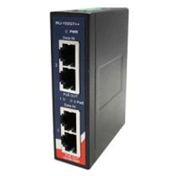 ORing 産業用2ポートギガビット対応ハイパワープラスPoE++インジェクタ 24V DC入力対応 INJ-102GT++-24V ORing