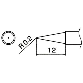 T12-BL こて先(T12・鉛フリーはんだ対応) 1個 白光 【通販サイトMonotaRO】