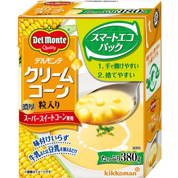 クリームコーン粒入り 380g デルモンテ
