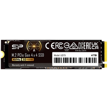 内蔵SSD M.2 PCIe Gen4x4 US75 高速 シリコンパワー(Silicon Power)