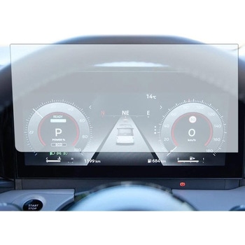 液晶保護フィルム 日産 セレナ C28 型 6 代目 ナビ 12.3 インチ [ 液晶メーター ダッシュ用 ] 指紋防止 メディアフューチャー
