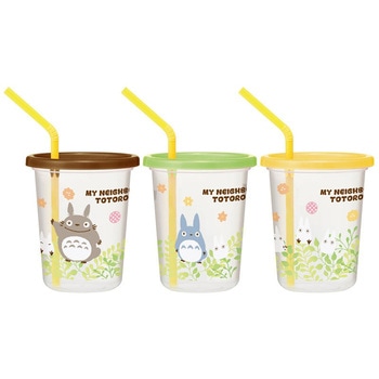 ストロー付タンブラー3個 スケーター