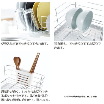 シェリー ワイヤー水切りセット Richell(リッチェル)