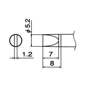 こて先(T12・鉛フリーはんだ対応) 白光