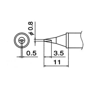 こて先(T12・鉛フリーはんだ対応) 白光