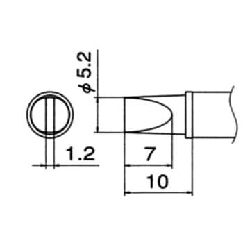 こて先(T12・鉛フリーはんだ対応) 白光