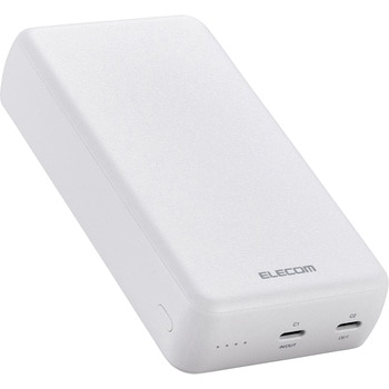 DE-C52-20000WH ���o�C���o�b�e���[ 20000mAh ��e�� PD �ő�20W �}���[�d ���o��(Type-C�~1) �o��(TypeC�~1) �P�[�u���t�� �G���R�� 07339100
