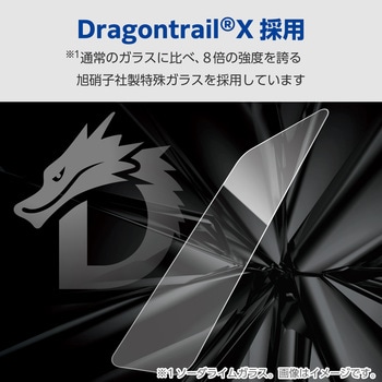 iPhone 15 ガラスフィルム 2枚入り 高透明 ドラゴントレイル 極薄 0.21mm 表面硬度10H 指紋防止 飛散防止 エレコム