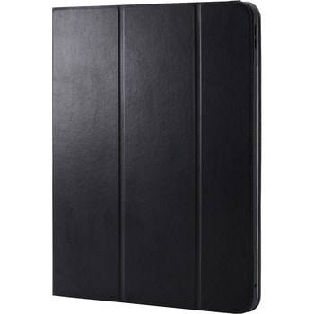 13インチ iPad Pro (M4) ケース レザー 手帳型 ApplePencil収納可 ペンスタンド機能付 ローアングル エレコム