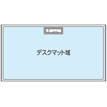 環境対応デスクマット SCAENA(スカエナ)・Sタイプ専用 ダブル 内田洋行