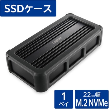 M.2 SSD ケース NVMe USB4対応 Type-C アルミボディ 外付けケース 40Gbps 超高速転送 最大4TB対応 ロジテック