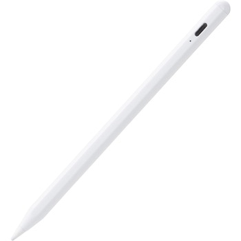 タッチペン スタイラスペン 充電式 USB Type-C 急速充電 磁気吸着 交換用ペン先2個付属 エレコム