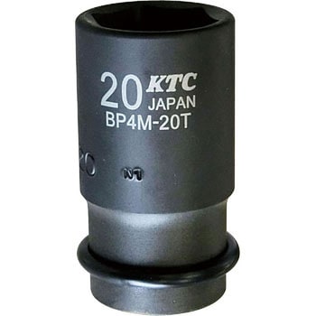 12.7sq. インパクトレンチ用ソケット(セミディープ薄肉) ピン・リング付 KTC