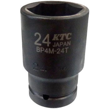 12.7sq. インパクトレンチ用ソケット(セミディープ薄肉) ピン・リング付 KTC