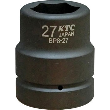 25.4sq. インパクトレンチ用ソケット(標準) ピン・リング付き KTC