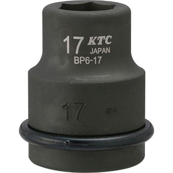 19.0sq. インパクトレンチ用ソケット(標準) ピン・リング付き KTC
