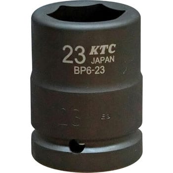19.0sq. インパクトレンチ用ソケット(標準) ピン・リング付き KTC