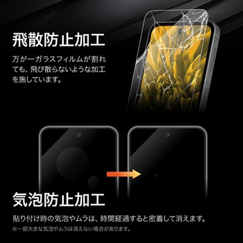 AQUOS sense9 ガラスフィルム 「GLASS PREMIUM FILM」スタンダードサイズ 超透明 LEPLUS NEXT