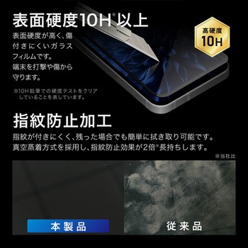 AQUOS sense9 ガラスフィルム 「GLASS PREMIUM FILM」全面保護 ブルーライトカット LEPLUS NEXT