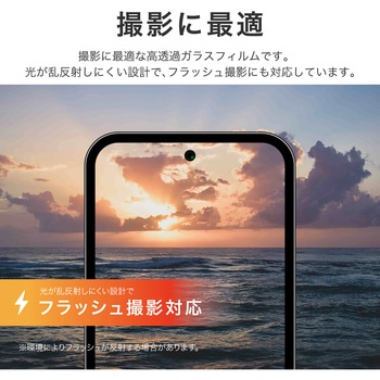 AQUOS sense9 レンズ保護ガラスフィルム 「GLASS PREMIUM FILM」 レンズ単体型 超透明 LEPLUS NEXT