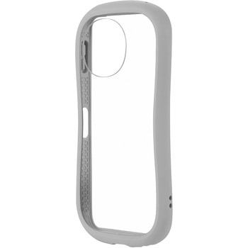 AQUOS sense9 耐衝撃ハイブリッドケース 「ViAMO fly」 ライトグレー ストラップホール付 軽量 LEPLUS NEXT