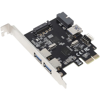 USB3.2Gen1+USB2.0 PCIeカード 5+2ポート アイネックス