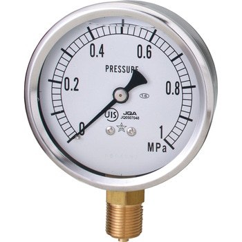 汎用グリセリン入圧力計 A型 G3/8B 75Φ 右下精器製造