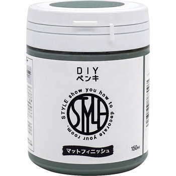 水性つや消し塗料 DIYペンキ 150ML ニッペホームプロダクツ