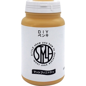 水性つや消し塗料 DIYペンキ 500ML ニッペホームプロダクツ