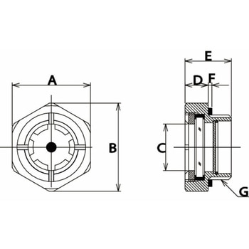 丸型オイルゲージ(金属製) ネジ付きオイルゲージ KIM-AR - 協和