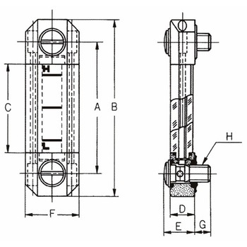 長形オイルゲージ(樹脂製) オイルゲージ KL2 協和