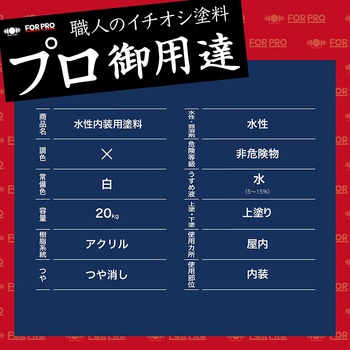 FORPRO水性内装用塗料 ニッペホームプロダクツ