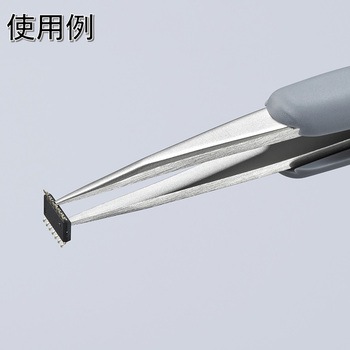 ラバーハンドル付き精密ピンセット KNIPEX(クニペックス)