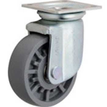 重荷重用低始動車輪 エラストマー車輪 旋回金具付 イノアック