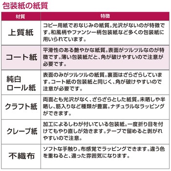 包装紙10枚ロールクワドラード ササガワ
