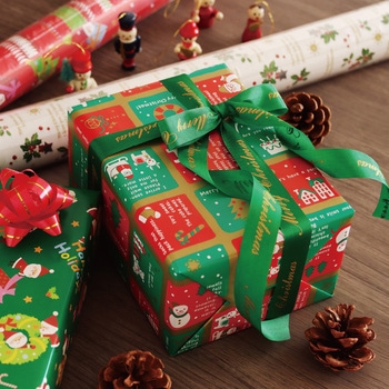 包装紙10枚ロールクワドラード ササガワ